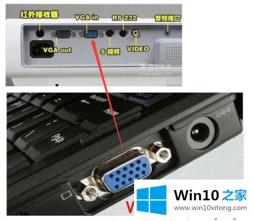 投影仪怎么连接win10笔记本电脑播放ppt