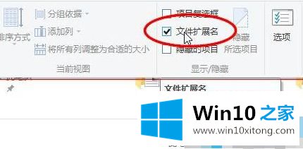 win10 扩展名怎么显示的操作办法