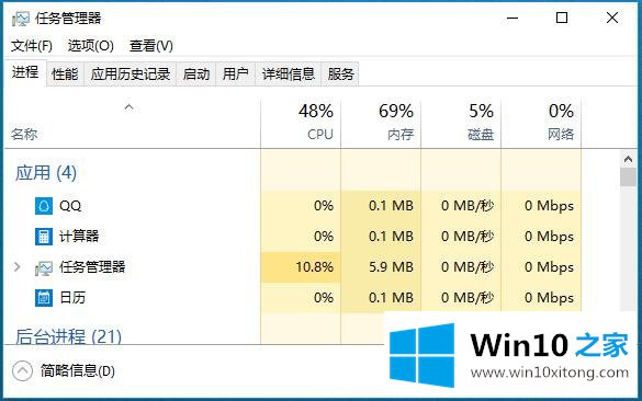 Win10系统任务管理器-（二）如何实现应用程序管理的详尽操作方式