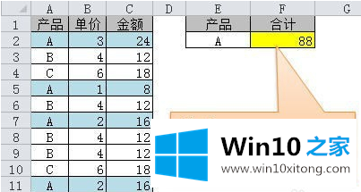 win10系统excel函数公式大全介绍的具体处理办法