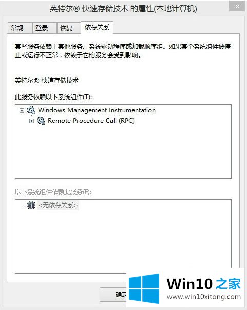 win10系统提示因特尔（R）rst服务未在运行处理方法的处理技巧